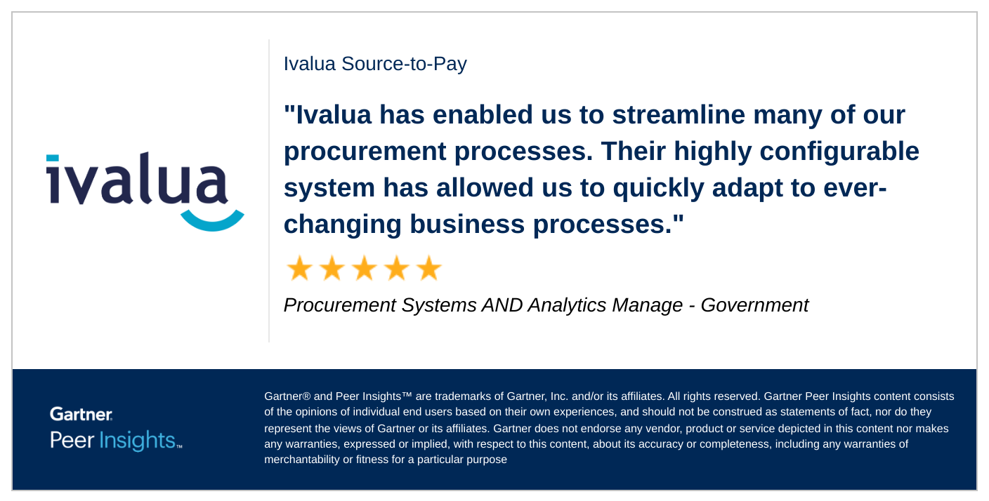 2025 Gartner® Magic Quadrant™ for SourcetoPay Suites Ivalua